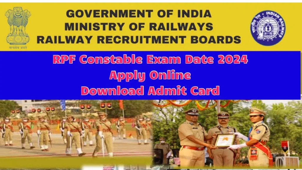 RPF Constable Exam date 2024