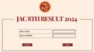 JAC 8th Result 2024