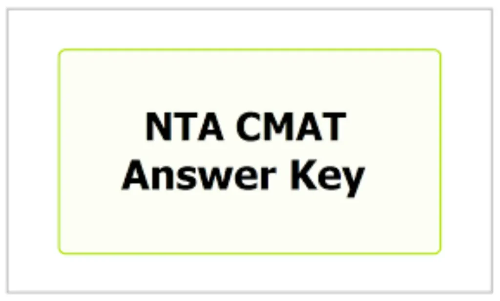  CMAT 2024 Answer Key