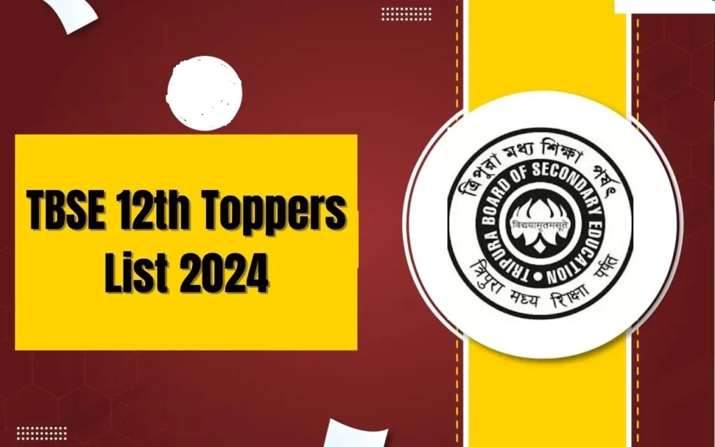 TBSE 12th Toppers List 2024