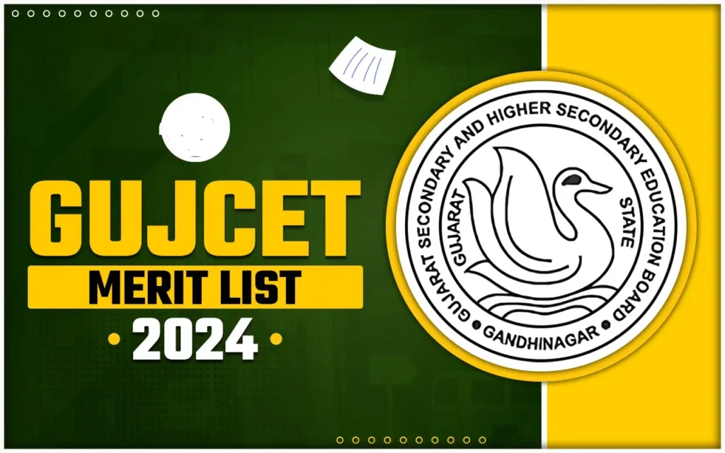 GUJCET Merit List 2024