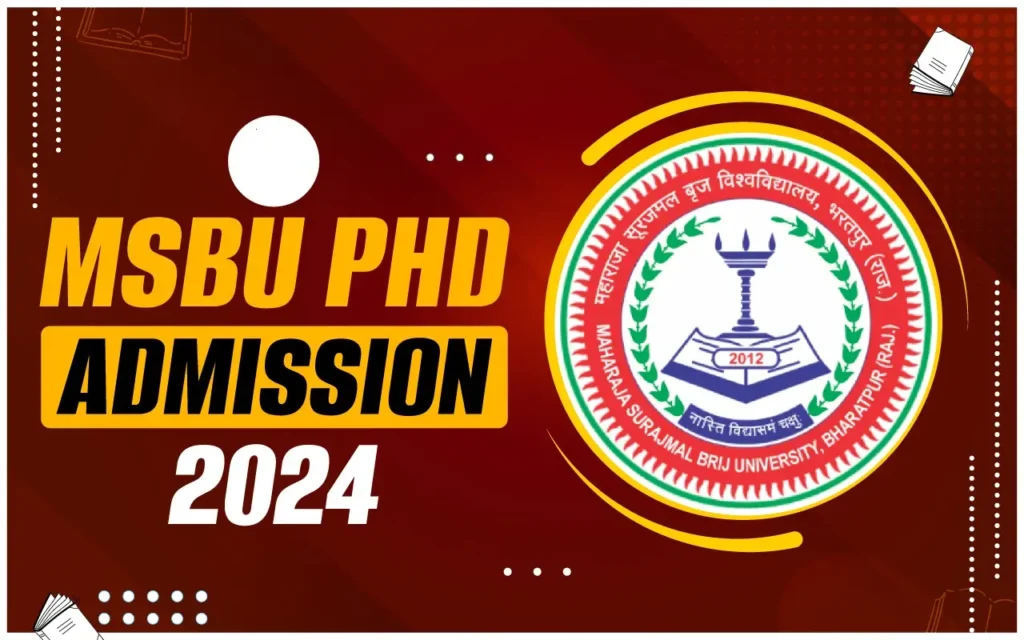 MSBU PhD Admission 2024