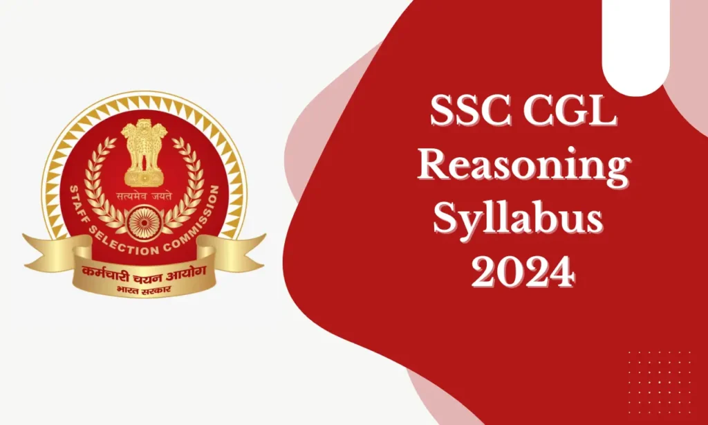 SSC CGL Reasoning Syllabus 2024