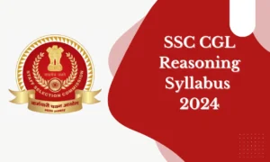 SSC CGL Reasoning Syllabus 2024
