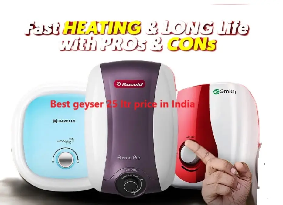 Best Geyser 25 Litre Price in India